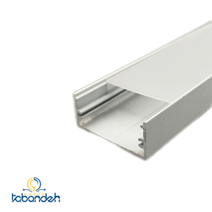 پروفیل لاین نوری روکار دو لاین